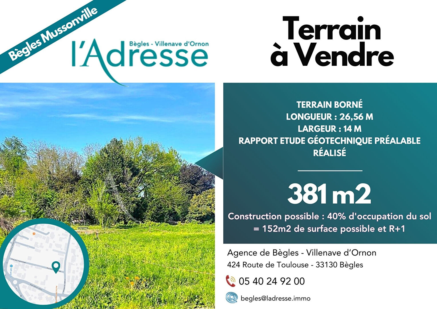 Agence immobilière de l'Adresse Bègles - Villenave-d'Ornon