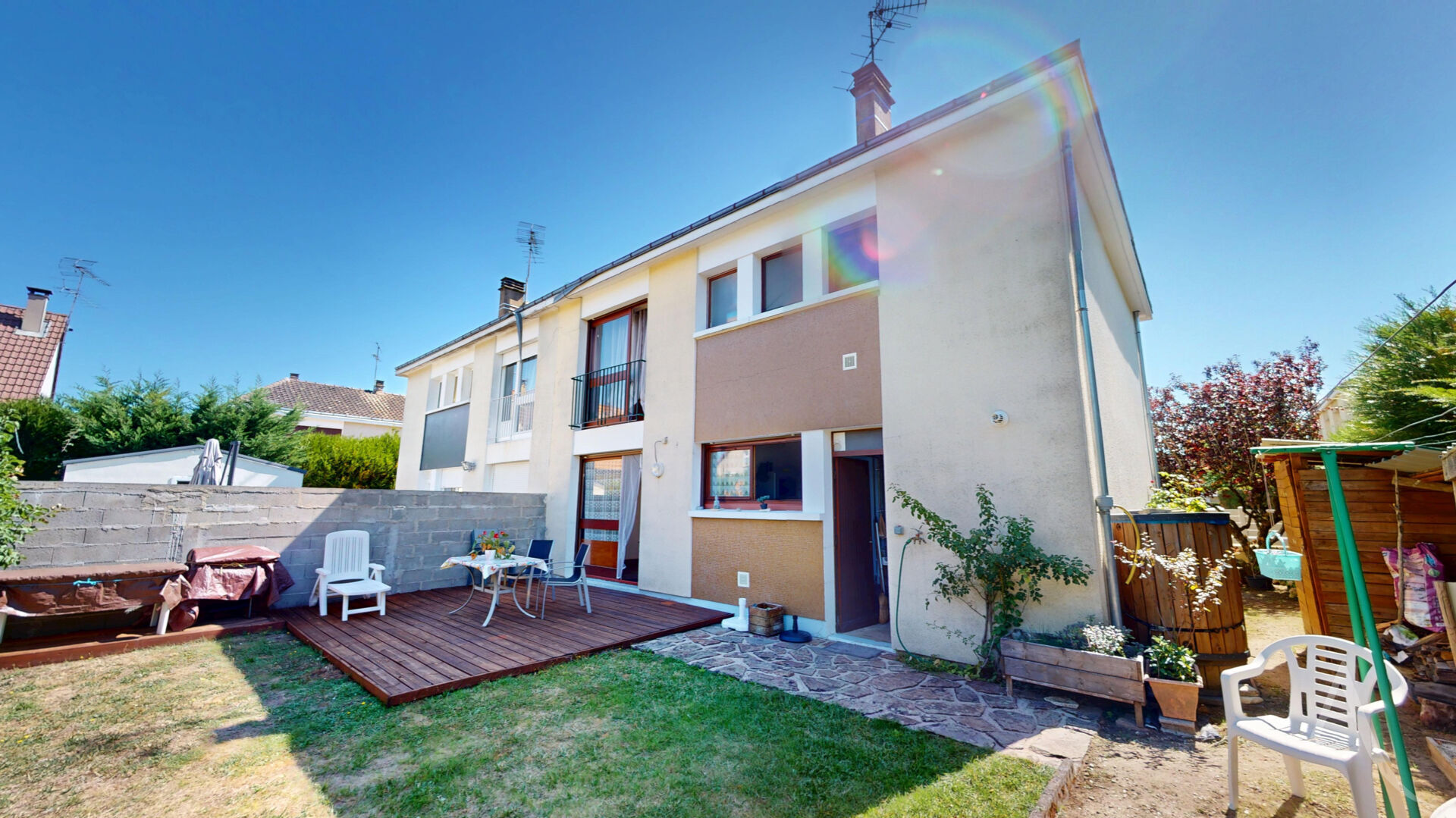 Maison de 100m2  3 chambres garage quartier Pierre et Marie Curie