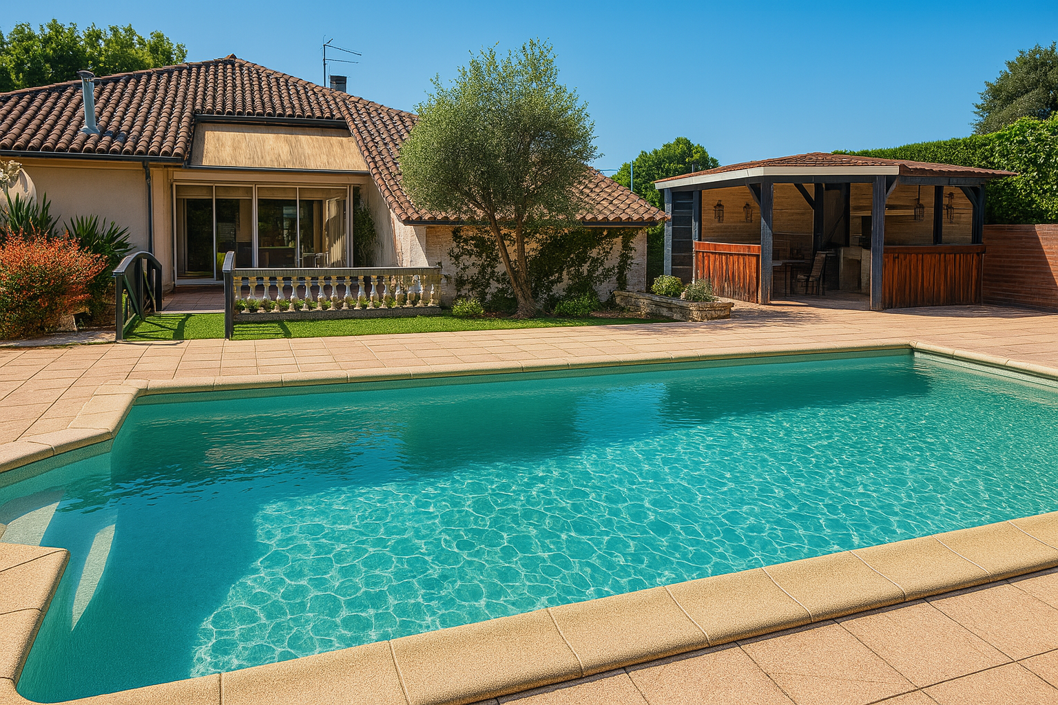 Photo Saint Vincent de Paul, maison 110m², terrain 2361m², piscine image 1/6