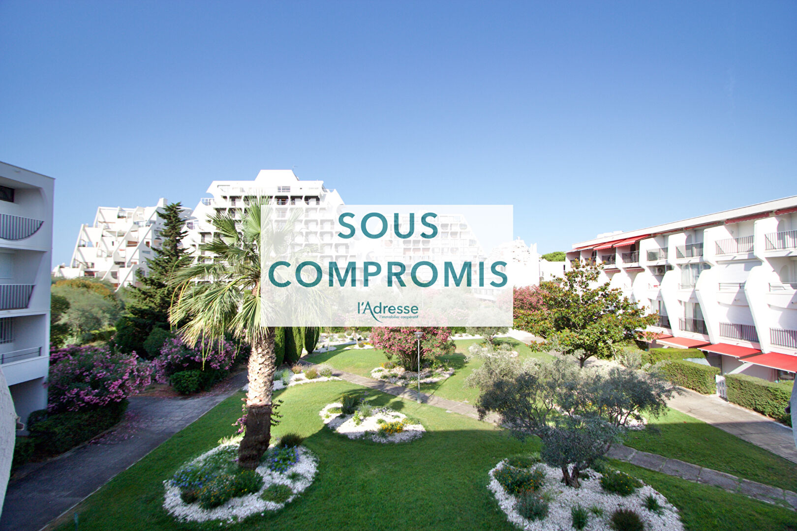 LA GRANDE MOTTE - SUPERBE T2 - CLIMATISATION -TERRASSE - PARKING PRIVATIF - 3MN À PIED DU PORT ET 10MN DE LA PLAGE -