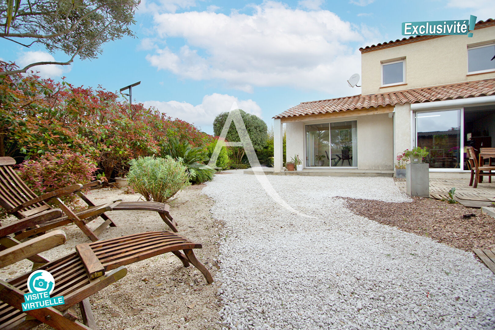 VIC-LA-GARDIOLE - DANS UNE RÉSIDENCE PRIVÉE ET SÉCURISÉE - VILLA 2010 - 95 M2 ENVIRON -3 CHAMBRES - TERRAIN D'ANGLE 400M2  ENVIRON.