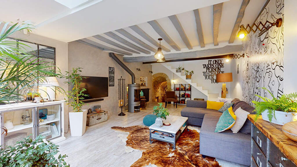 Photo Maison atypique de 225m²  à Mézy Sur Seine avec appartement F3 Indépendant. image 2/6