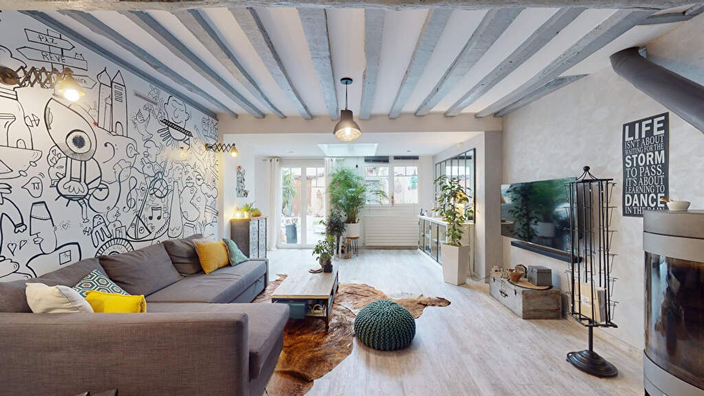 Photo Maison atypique de 225m²  à Mézy Sur Seine avec appartement F3 Indépendant. image 3/6