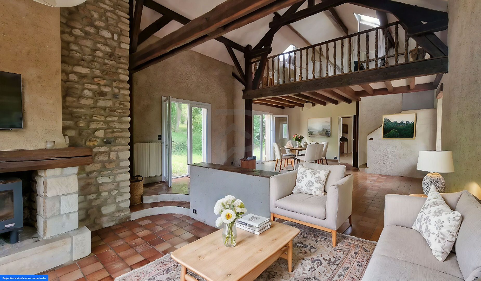 Photo Belle Maison familiale de 237m² à Auffreville-brasseuil, 5 chambres et un beau terrain de 2350m² image 2/6