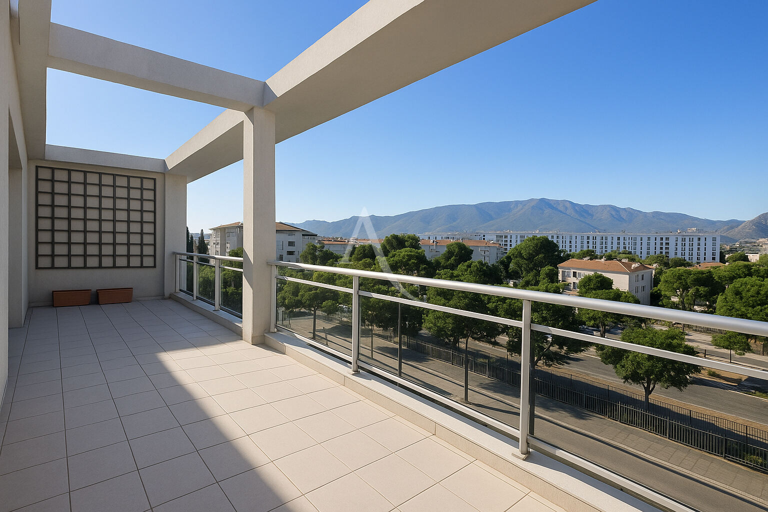 Appartement T3 dernier étage - terrasse 25 m2 - ascenseur - marseille 13012 La Fourragère