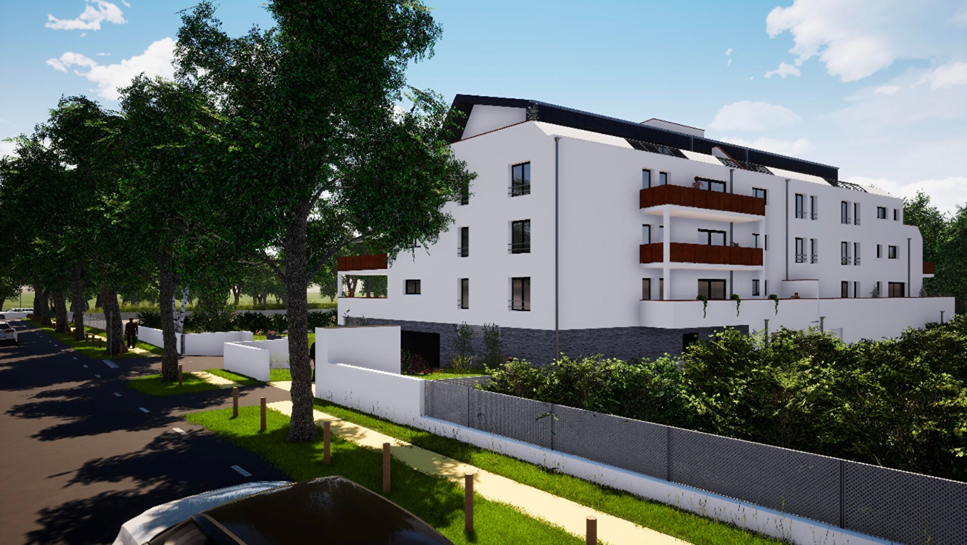 Photo Pau,T4 neuf de  99 m²,2 parkings,2 terasses de 37.30 et 8.62 m² image 3/3