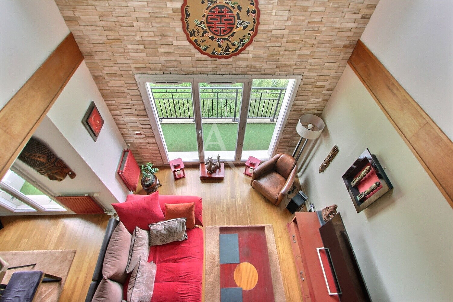 Appartement Villeneuve La Garenne Duplex 4 pièces 98.38 m2 vue Seine avec Balcon et 2 Parkings