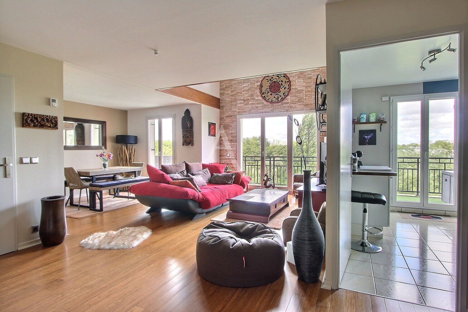 Photo Appartement Villeneuve La Garenne Duplex 4 pièces 98.38 m2 vue Seine avec Balcon et 2 Parkings image 2/6