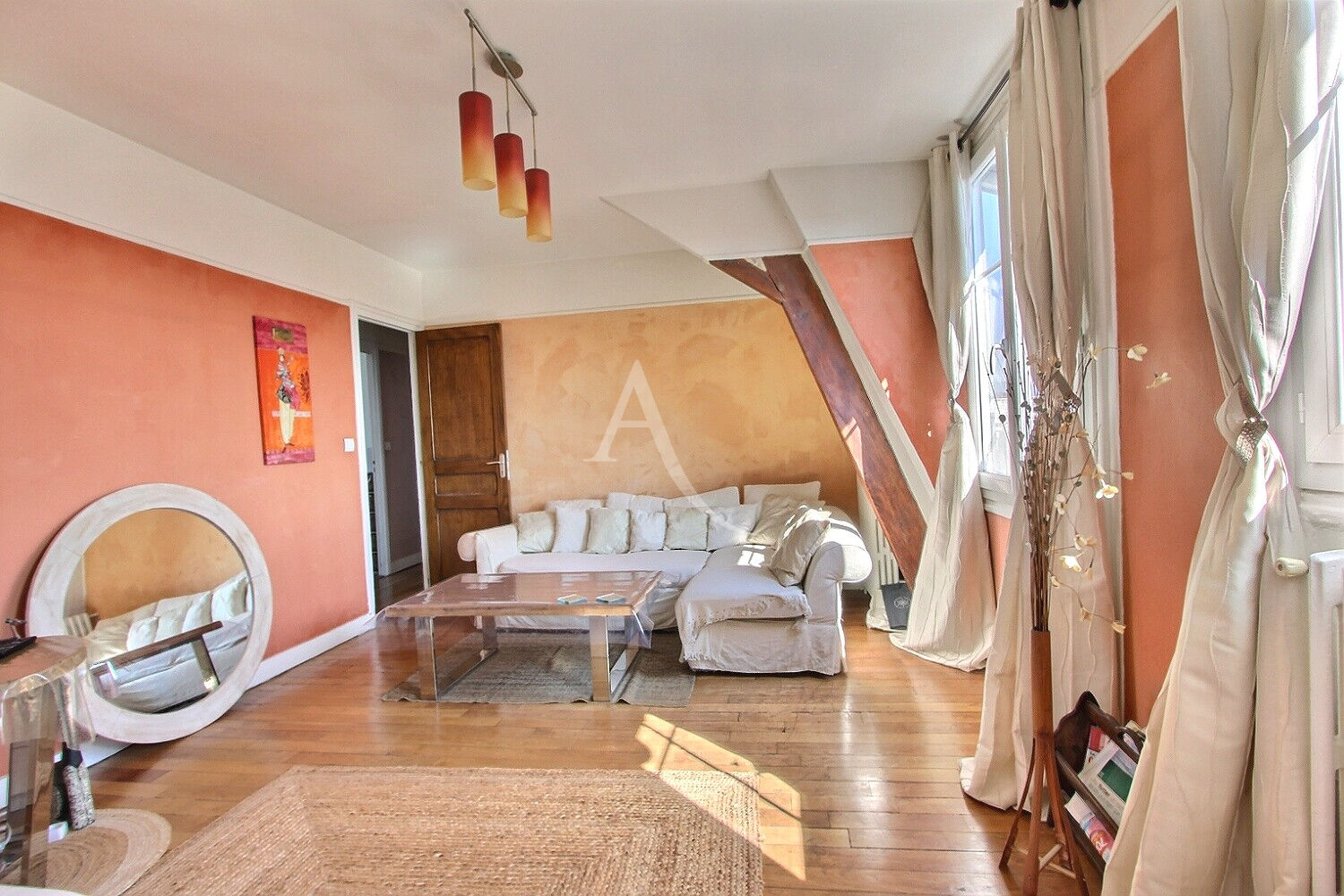 Photo GRAND ET CHARMANT 2 PIECES A 4 MN DU METRO GABRIEL PERI AVEC VUE TOUR EIFFEL image 4/6