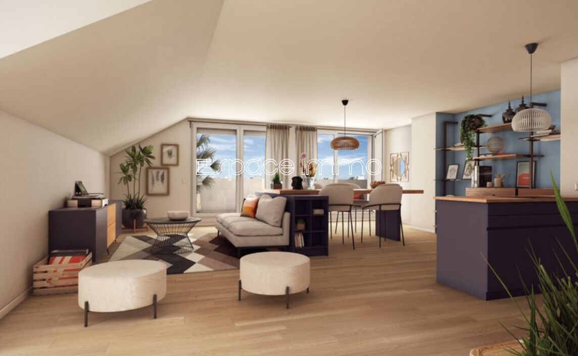 Résidence de standing - Appartement avec balcon et stationnement - Montville centre - 3 pièces - entre 76 m² et 87 m²