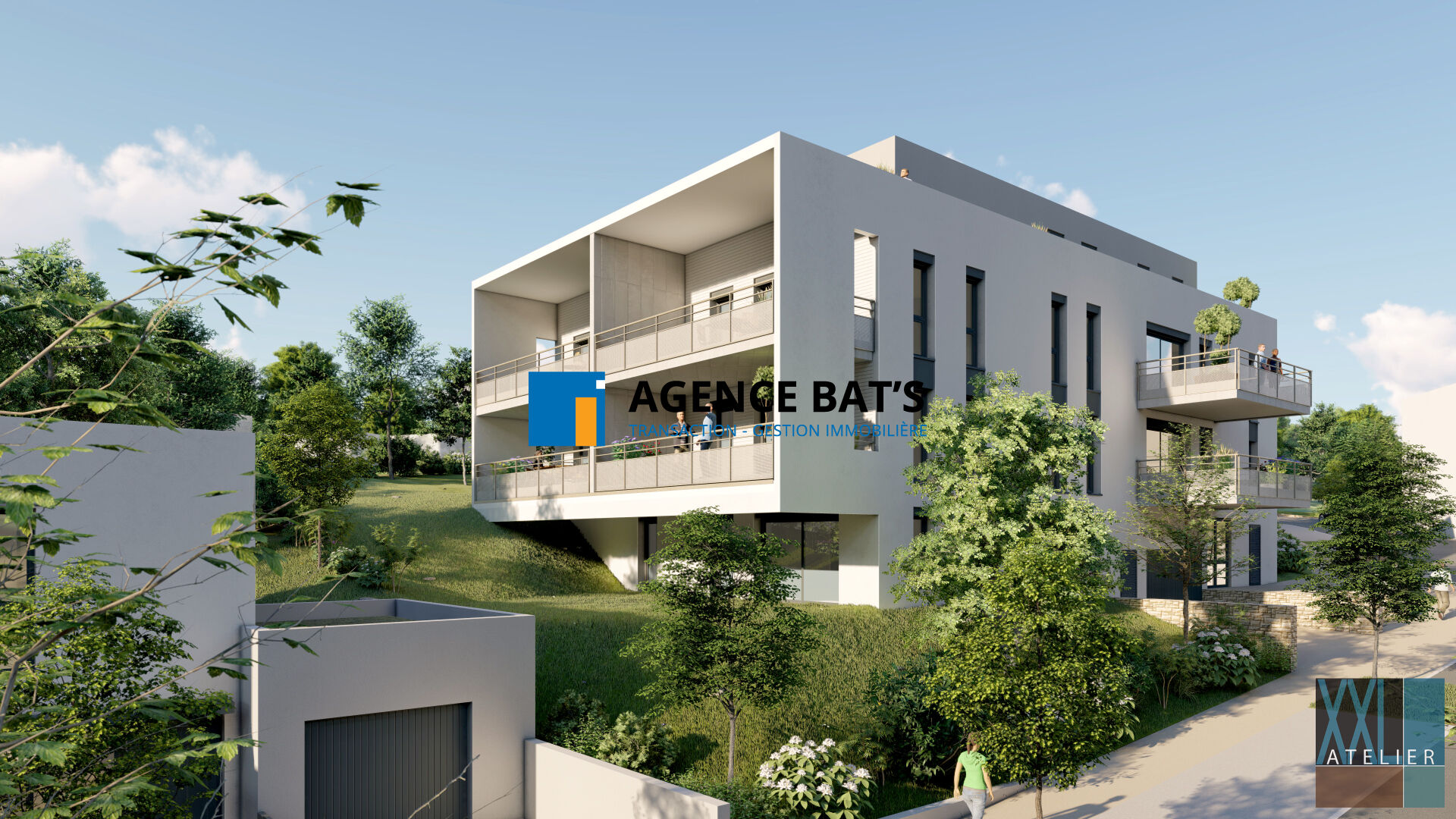 Appartement T5  de 111 m2 avec terrasse de 80 m2