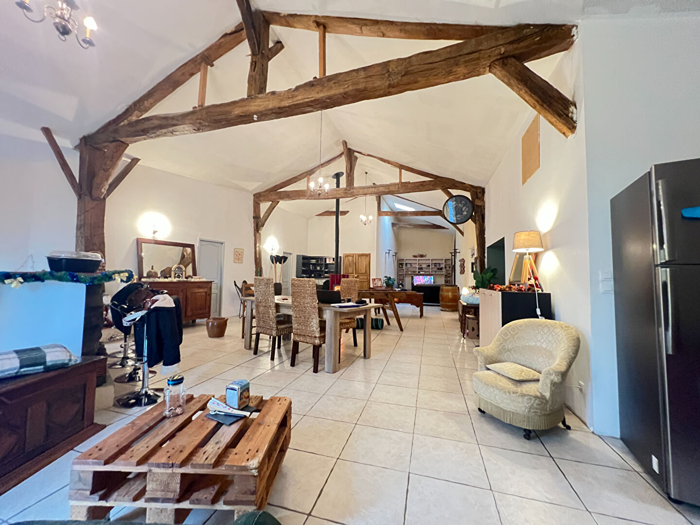 Grange aménagée Lhommaize 4 pièce(s) 200 m2