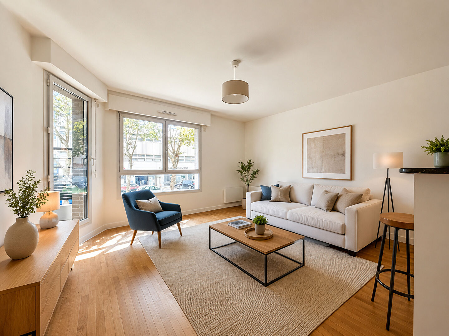 Appartement Malakoff 2 pièces - 44m2 - Place du marché - Métro ligne 13