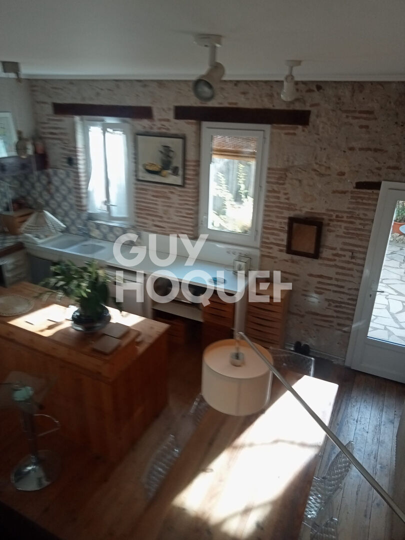 Maison  de ville en pierre  - Terrasse plein Sud