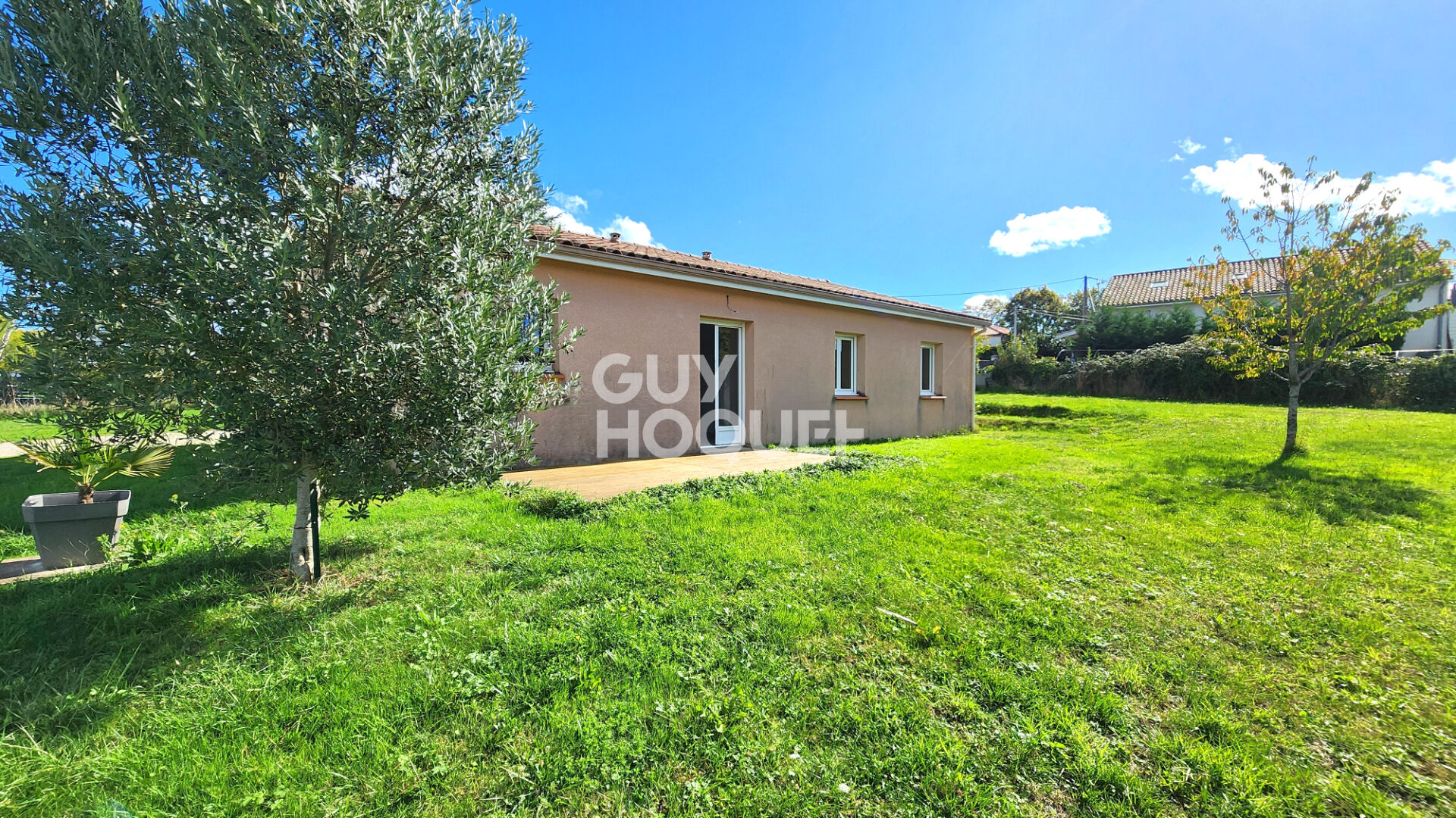 Maison Plain pied 4 chambres, Garage et Jardin clos