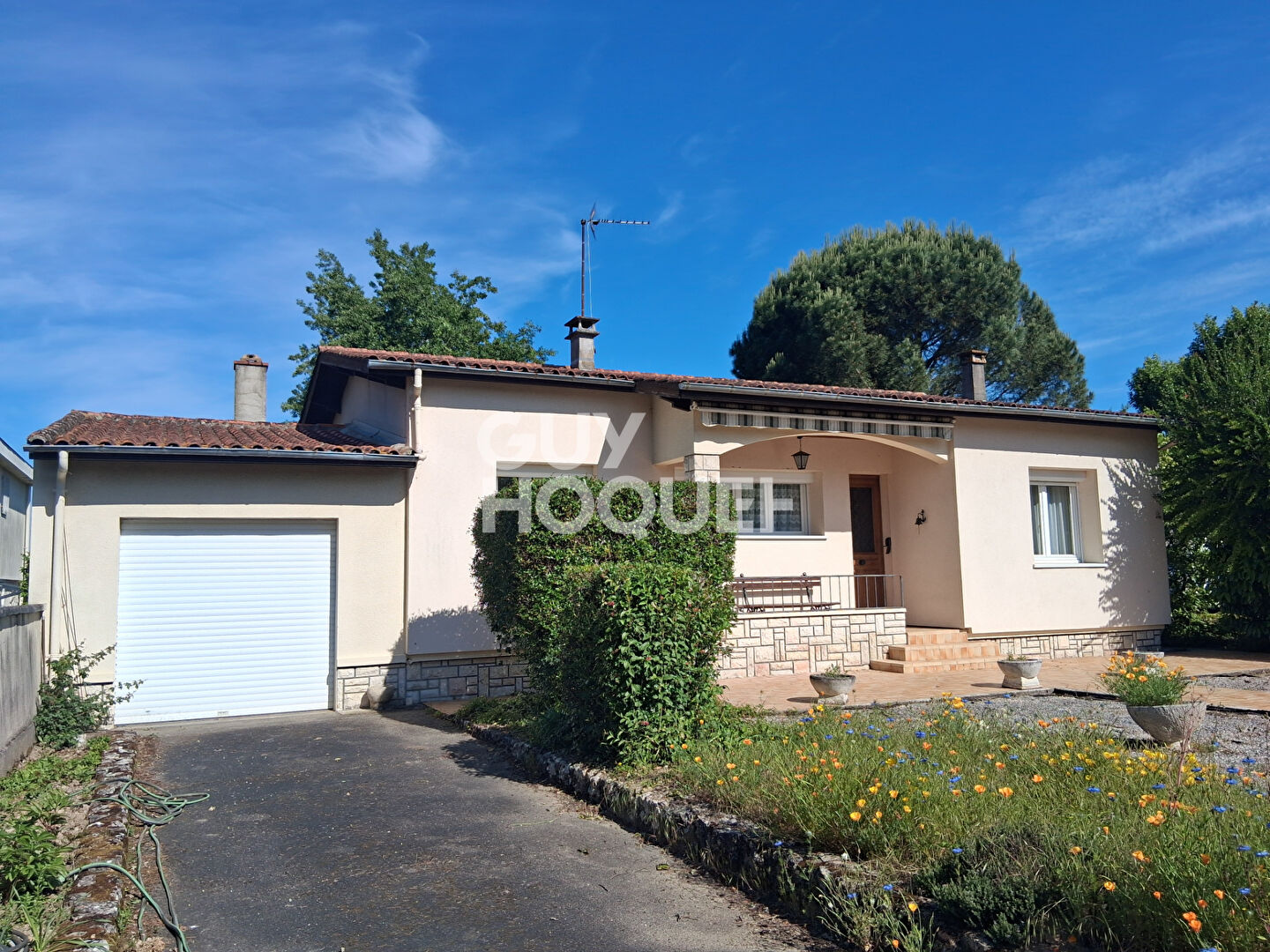 Maison de plein pied  3 chambres 125 m2