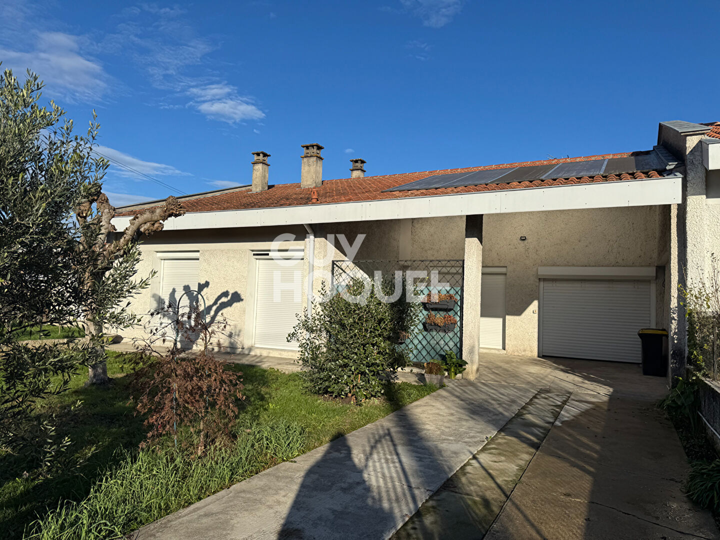 Maison de plain-pied 2 chambres jardin et garage