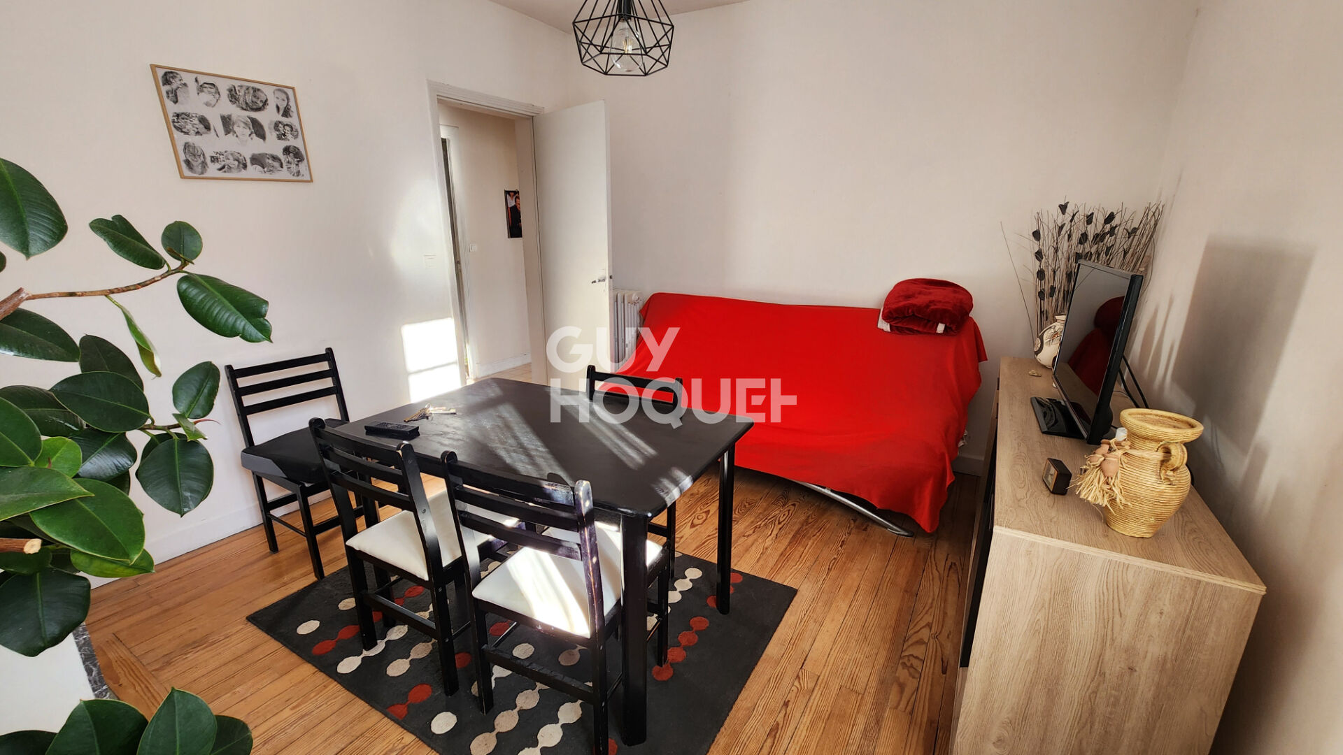 T2 avec balcon, cave et garage