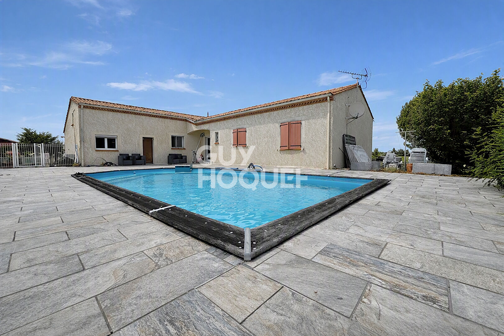 Maison 3 chambres avec piscine