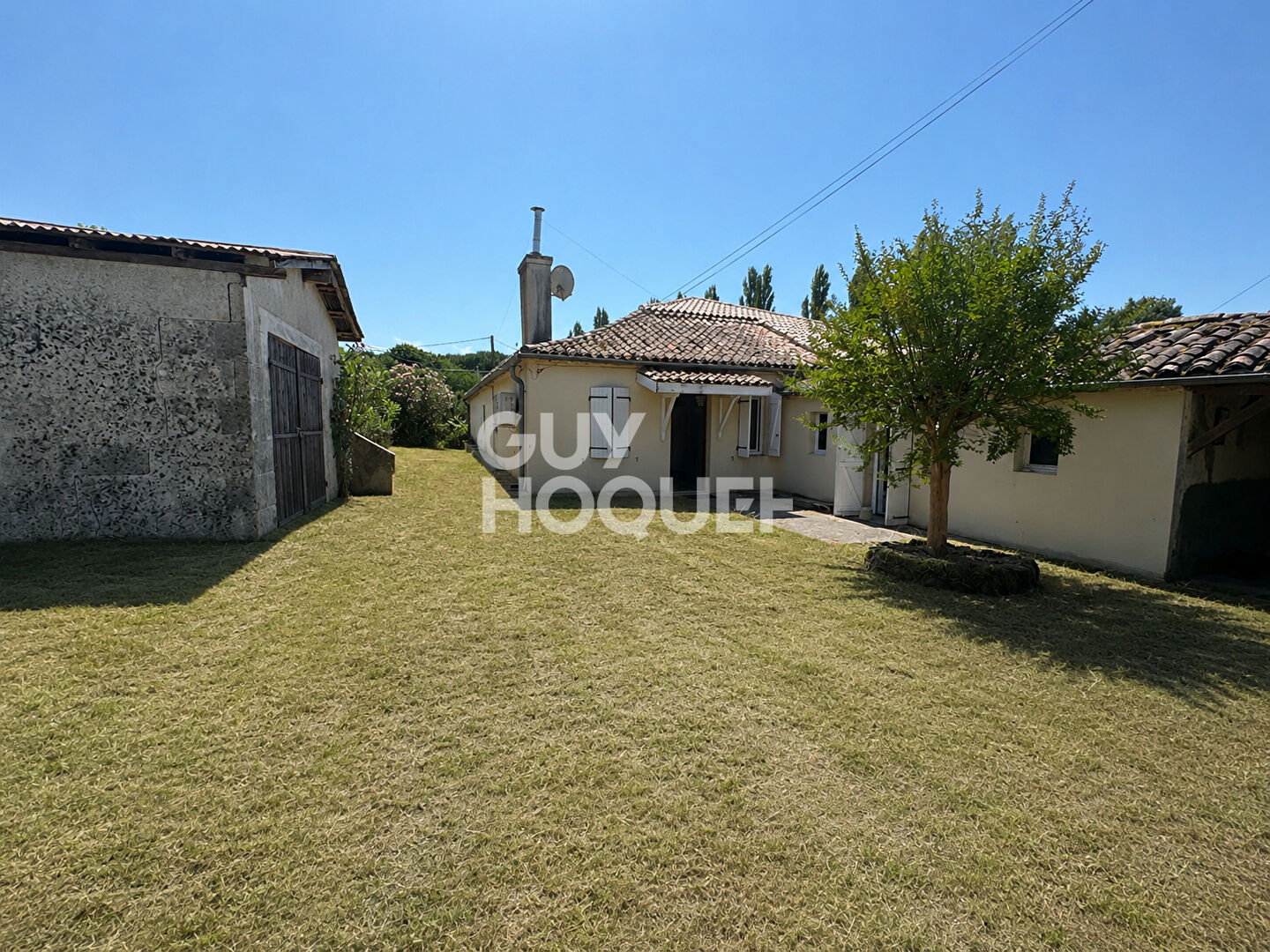 Maison mitoyenne plain pied à proximité de Bazas