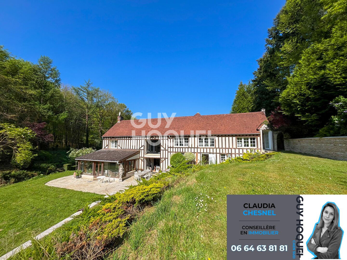 Domaine de caractère en pierre - SUISSE NORMANDE