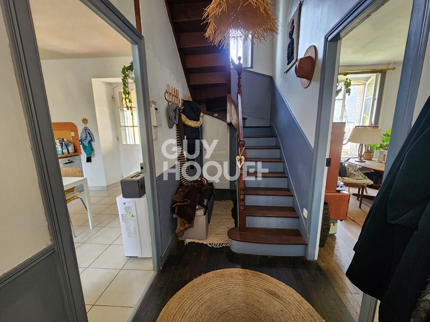 A vendre à Dinan, maison en pierre sous ardoises, 95m², 4p, 3 chbres