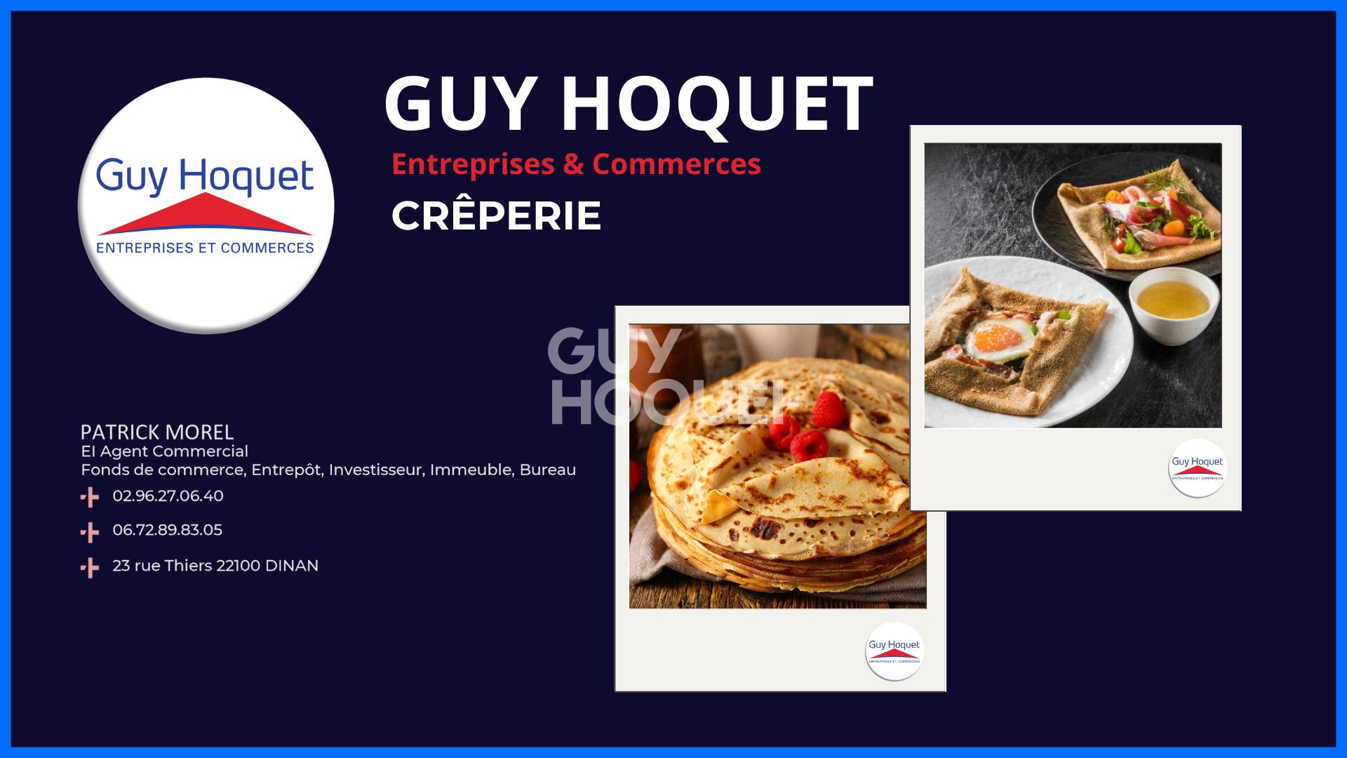 Crêperie de Charme avec Vue Mer  Morbihan