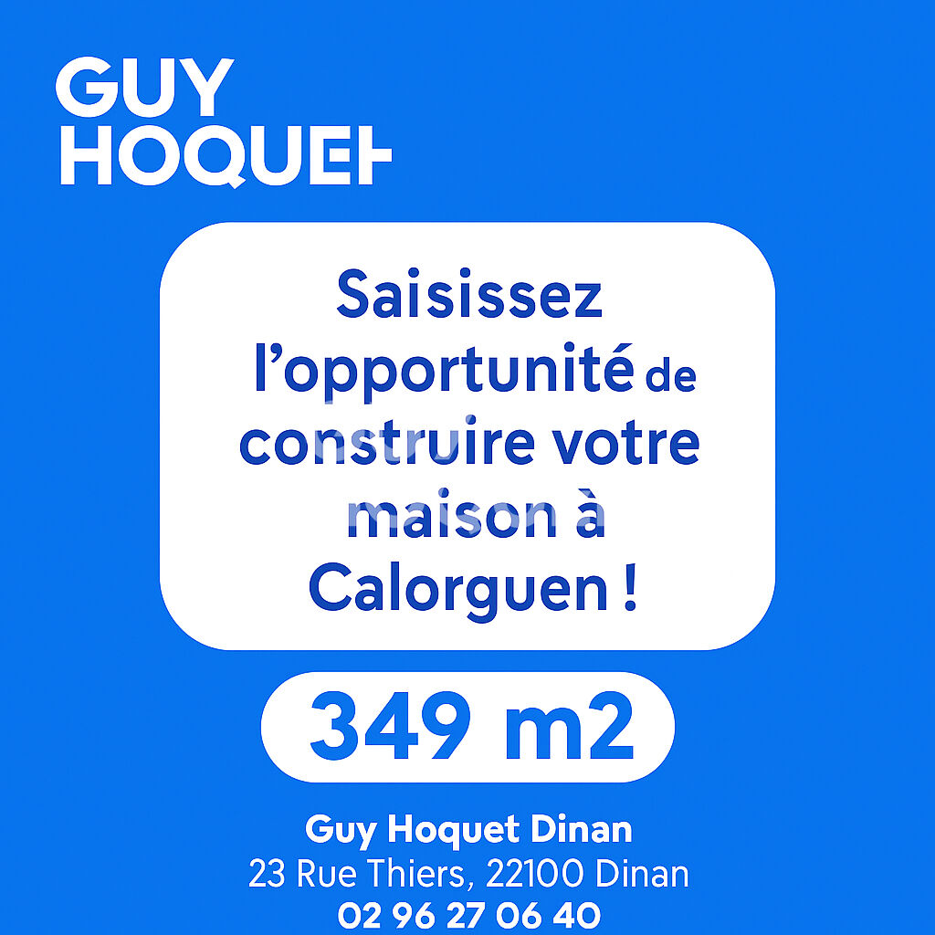 Terrain Calorguen 349 m2