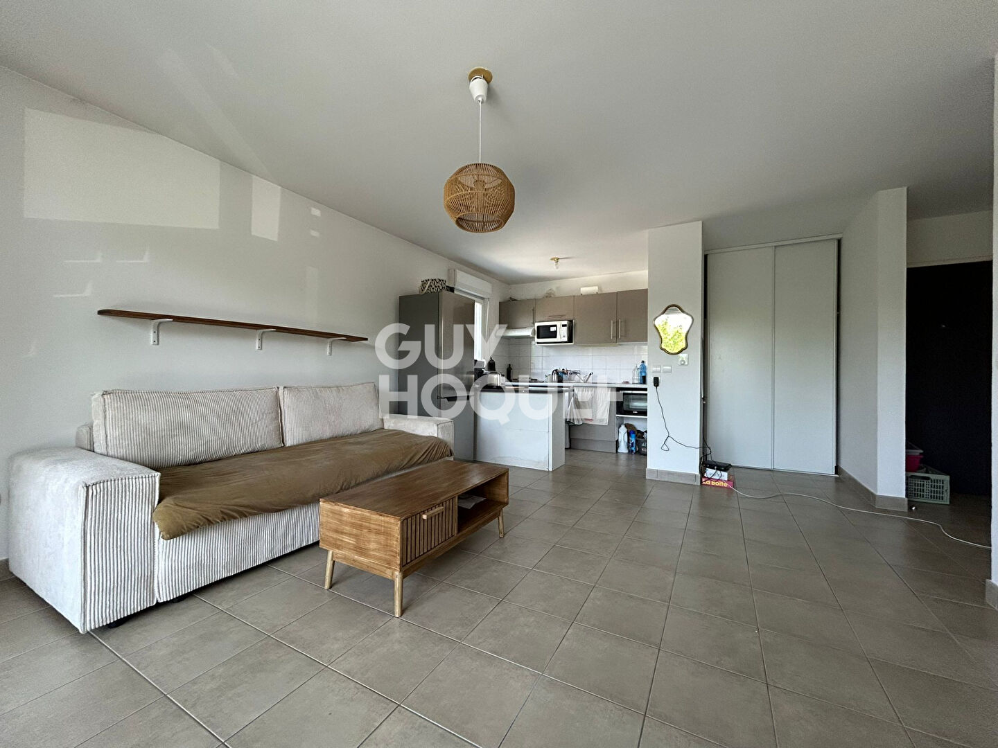 Saint-Herblain Bourg - appartement T2 lumineux avec balcon, parking et gardien