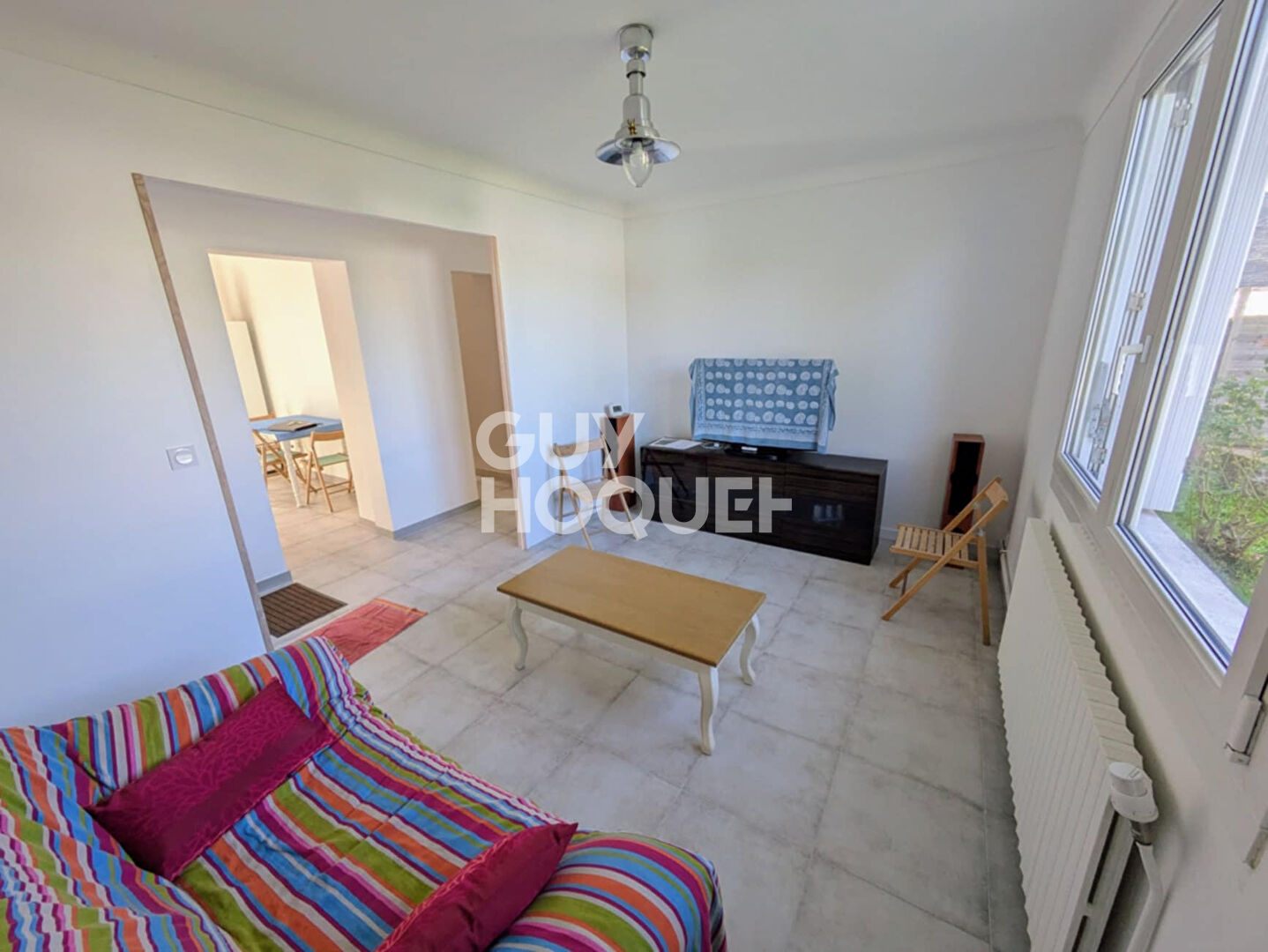 Maison rénovée plain pied - 2 chambres - jardin