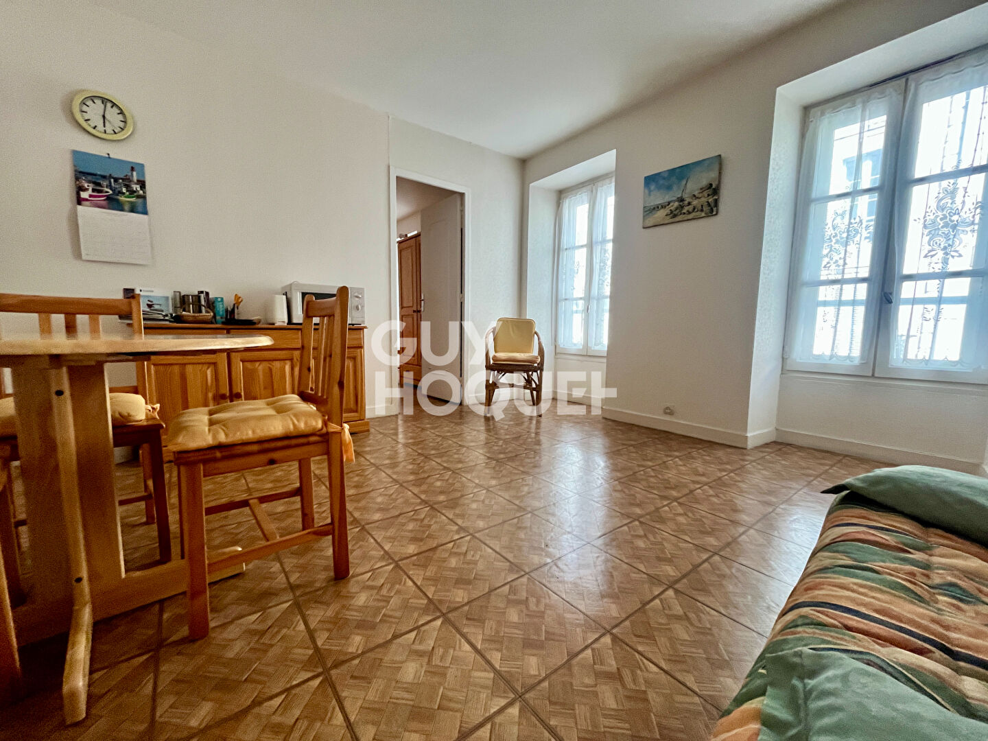 Appartement  T2 dans immeuble de charme en plein coeur historique de La Rochelle