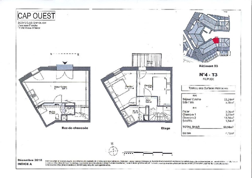 Maison Dolus d'Oléron 3 pièces 53.93 m2