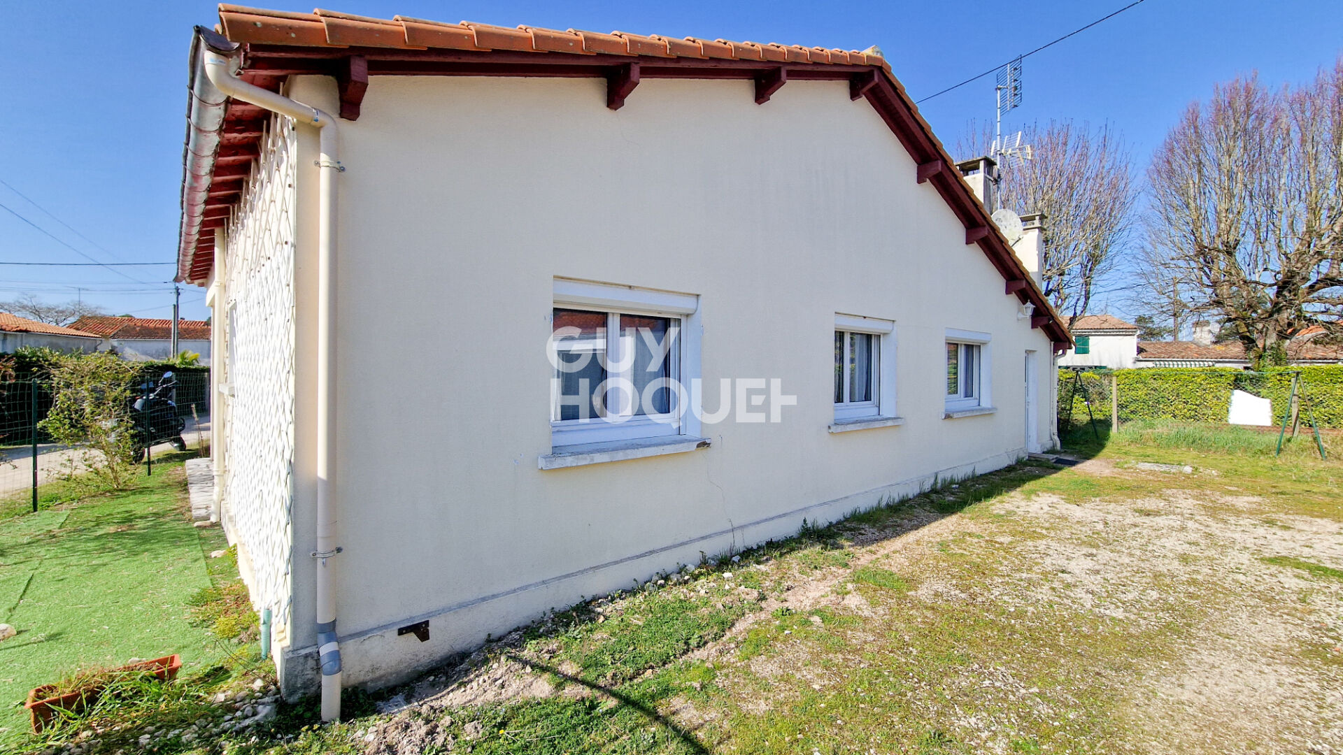 Maison T4 à vendre à AVERT (17) ? 3 chambres ? Terrain clos