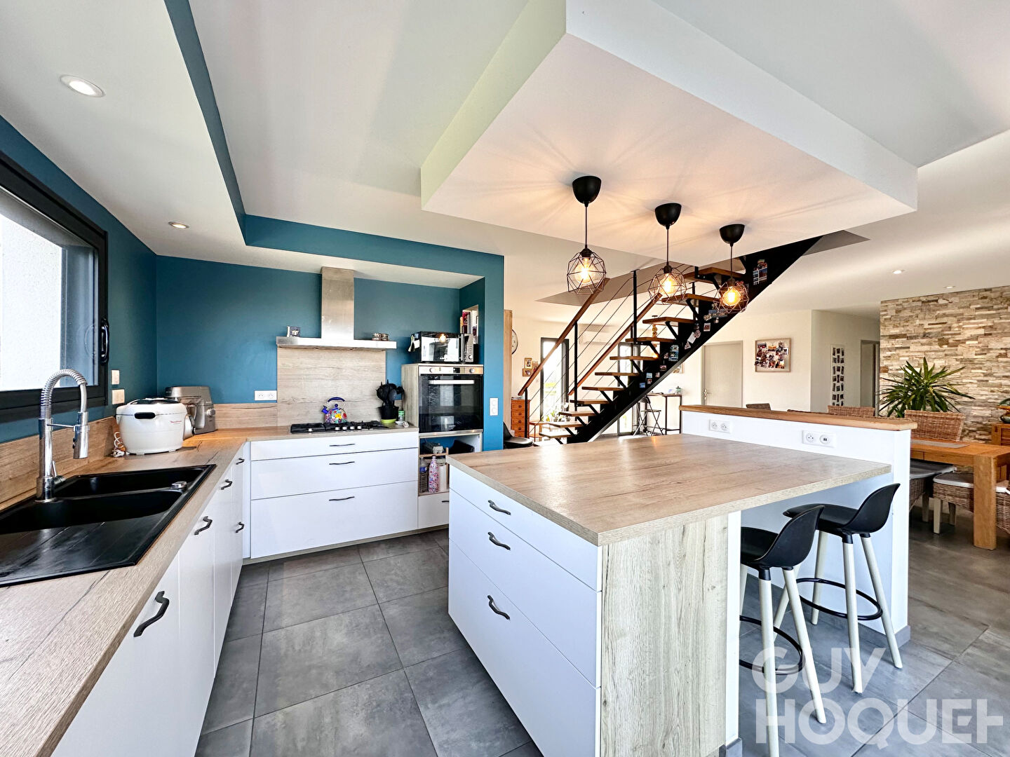 Maison contemporaine 148 m² proche ORTHEZ avec piscine et garage