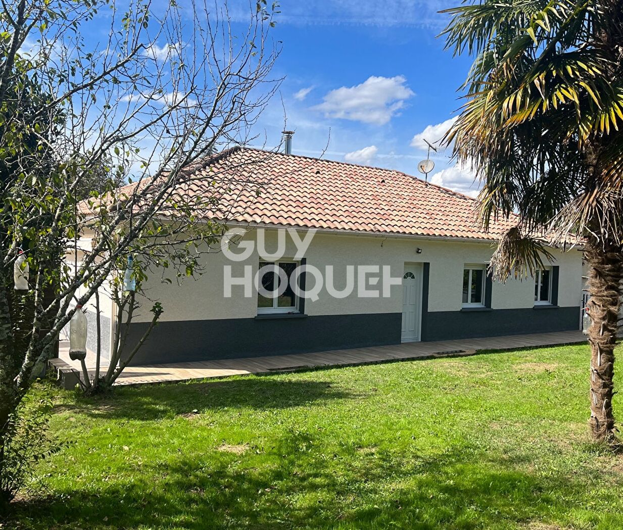 Maison contemporaine 150 m2, plain-pied, verdoyant, au calme