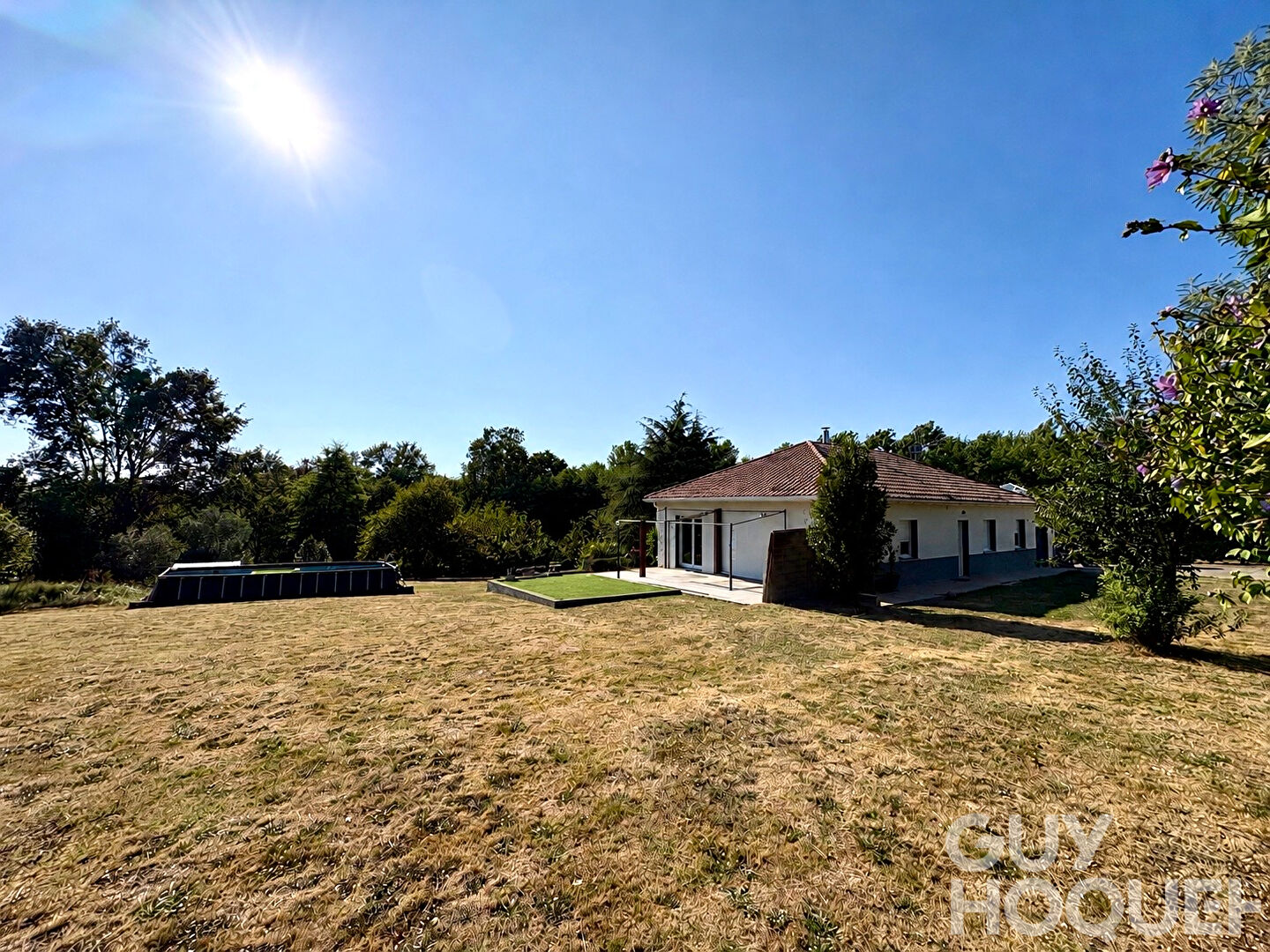 Maison contemporaine 150 m2, plain-pied, verdoyant, au calme