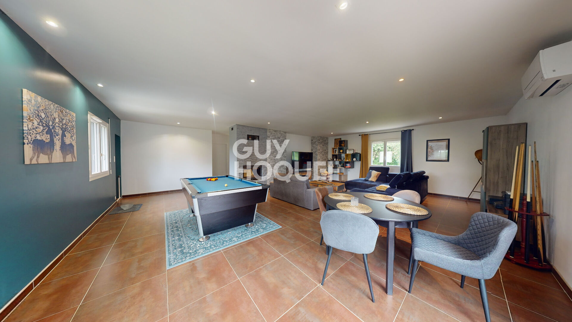 Maison contemporaine 150 m2, plain-pied, verdoyant, au calme