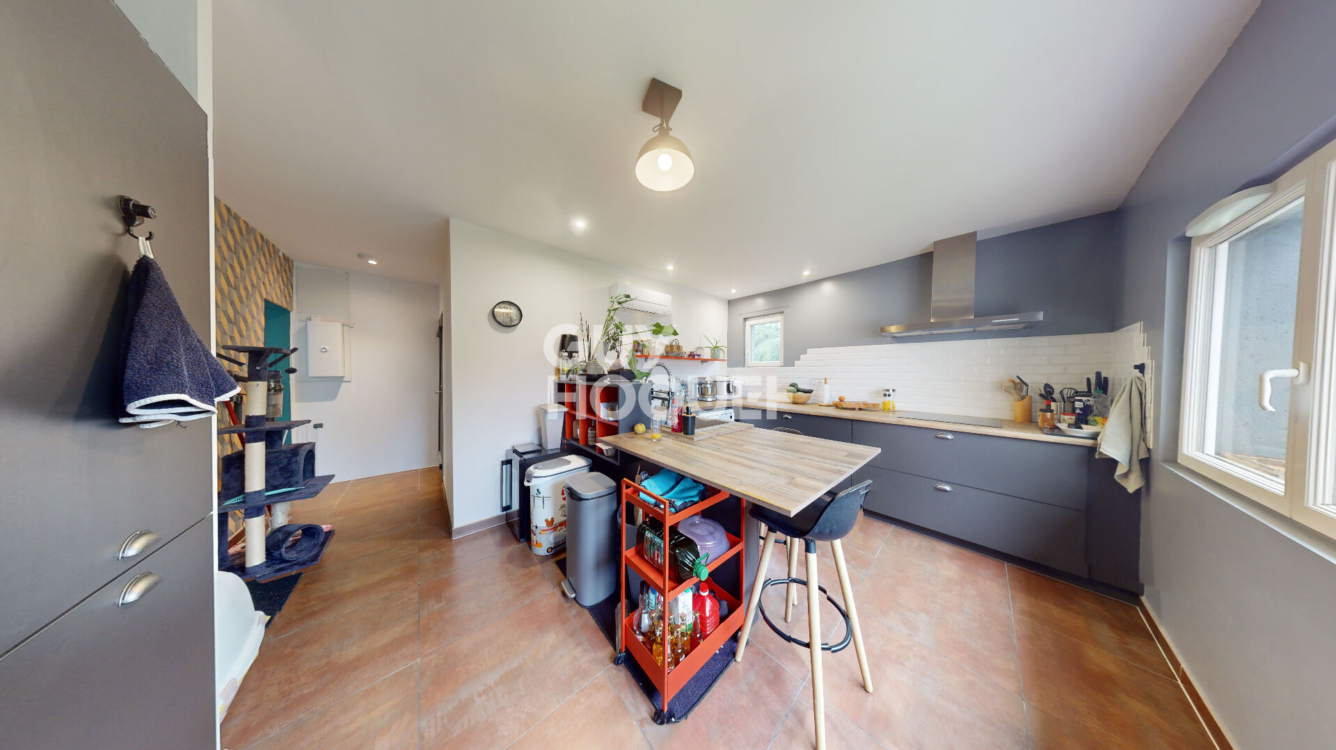 Maison contemporaine 150 m2, plain-pied, verdoyant, au calme