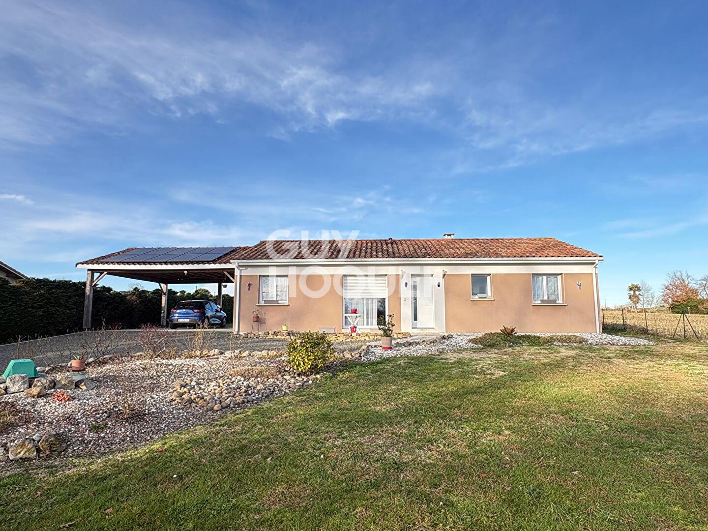 Maison contemporaine plain pied de 2017 à Hagetmau