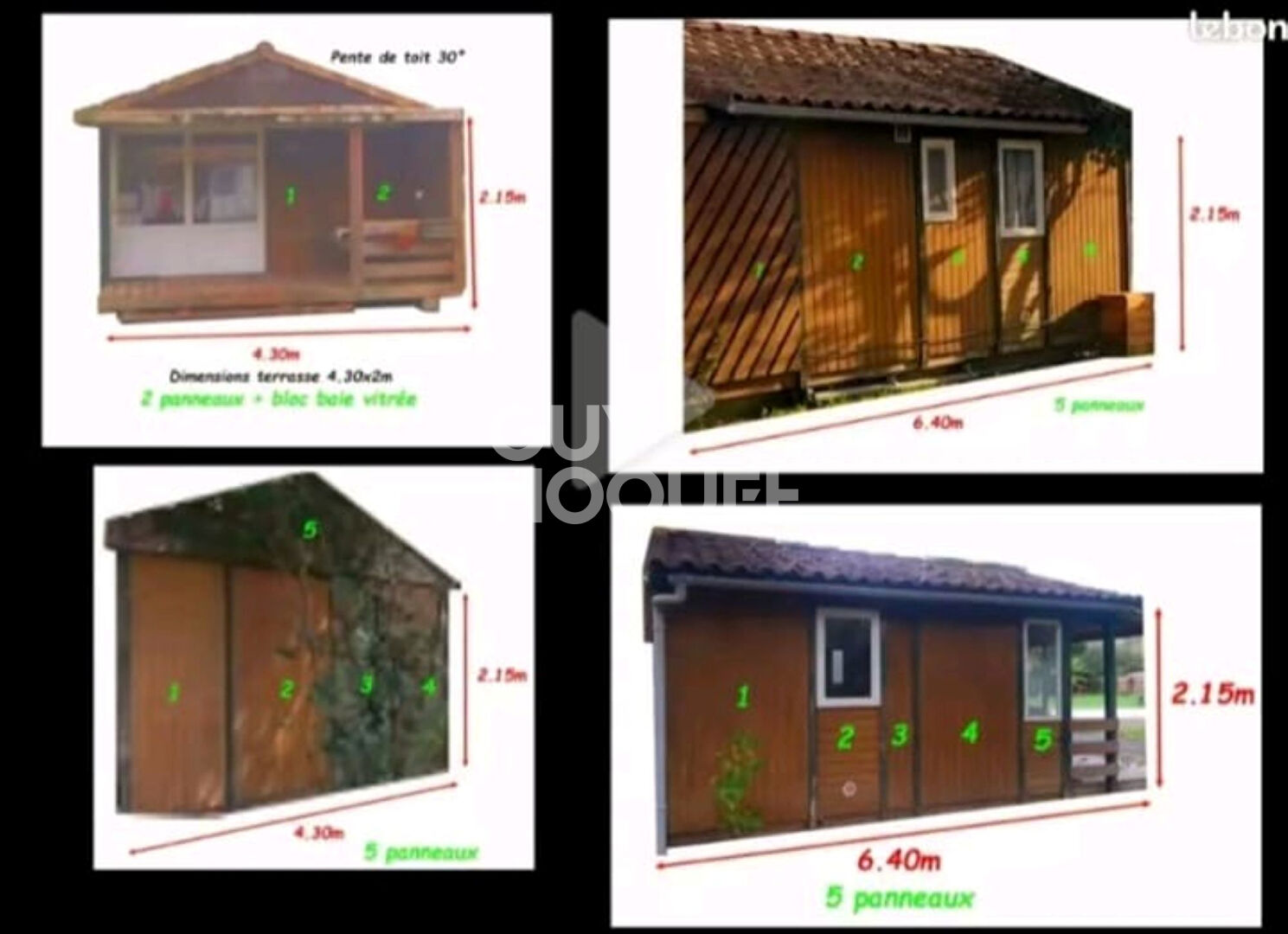 ANCIEN CAMPING 8 CHALETS à LAAS