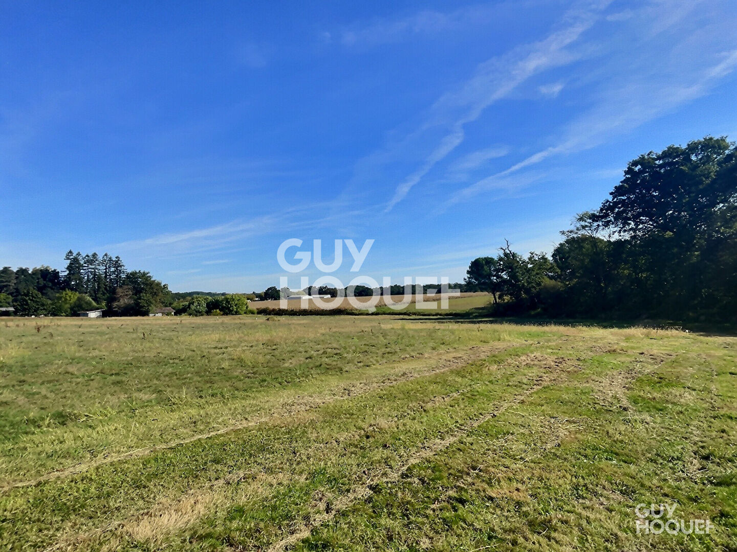 Terrain plat viabilisé  2570 m2 proche Hagetmau