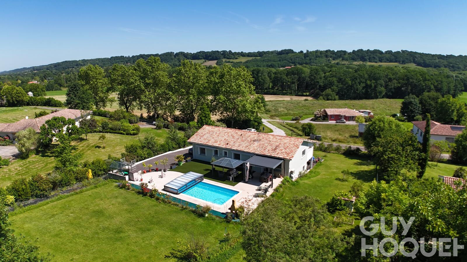 Maison Samadet, 5 chambres avec piscine et jardin