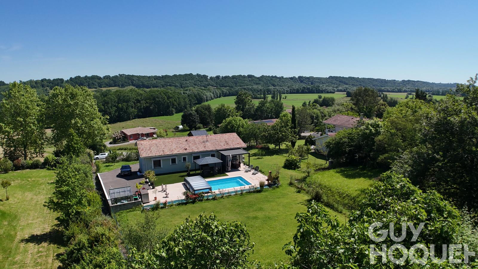 Maison Samadet, 5 chambres avec piscine et jardin