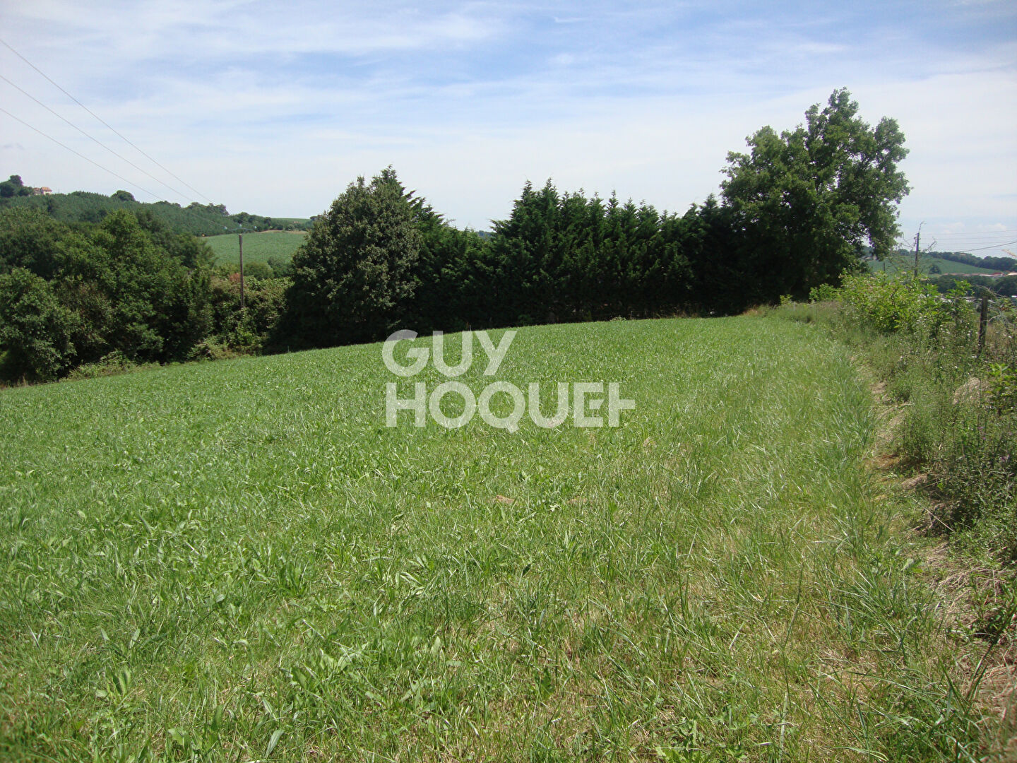 Terrain 1500 m2 au calme avec superbe vue à Malaussanne