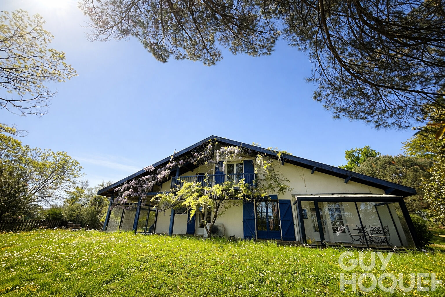 Maison Landaise avec appartement T3 à Pomarez.