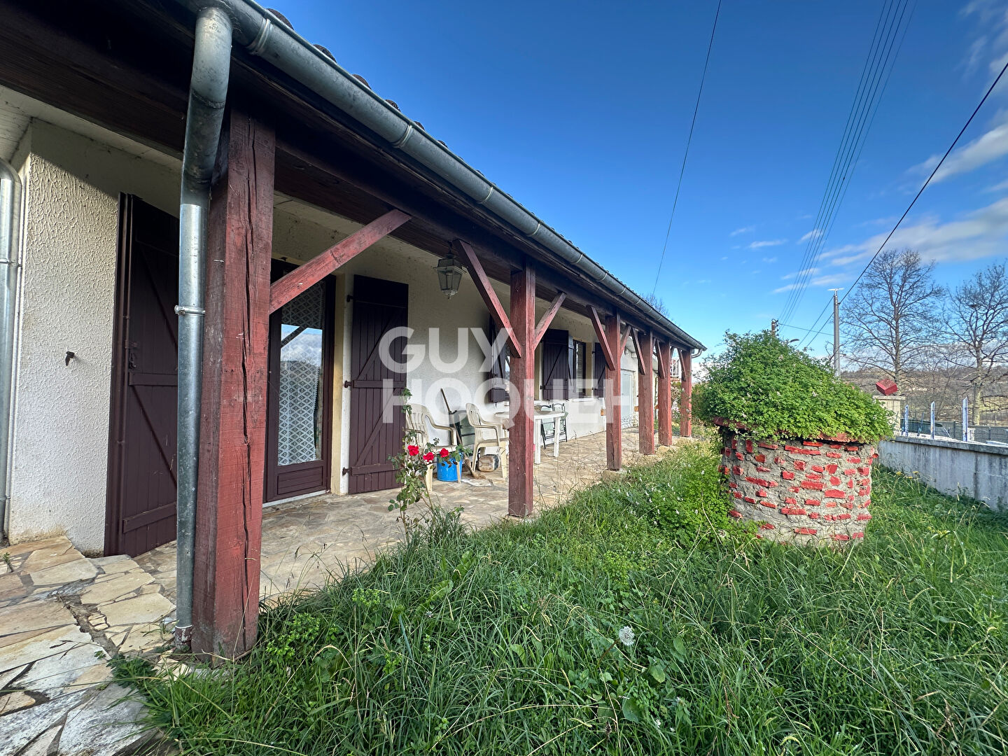 Maison à vendre à Monein, plain -pied avec garage, Quartier du Château