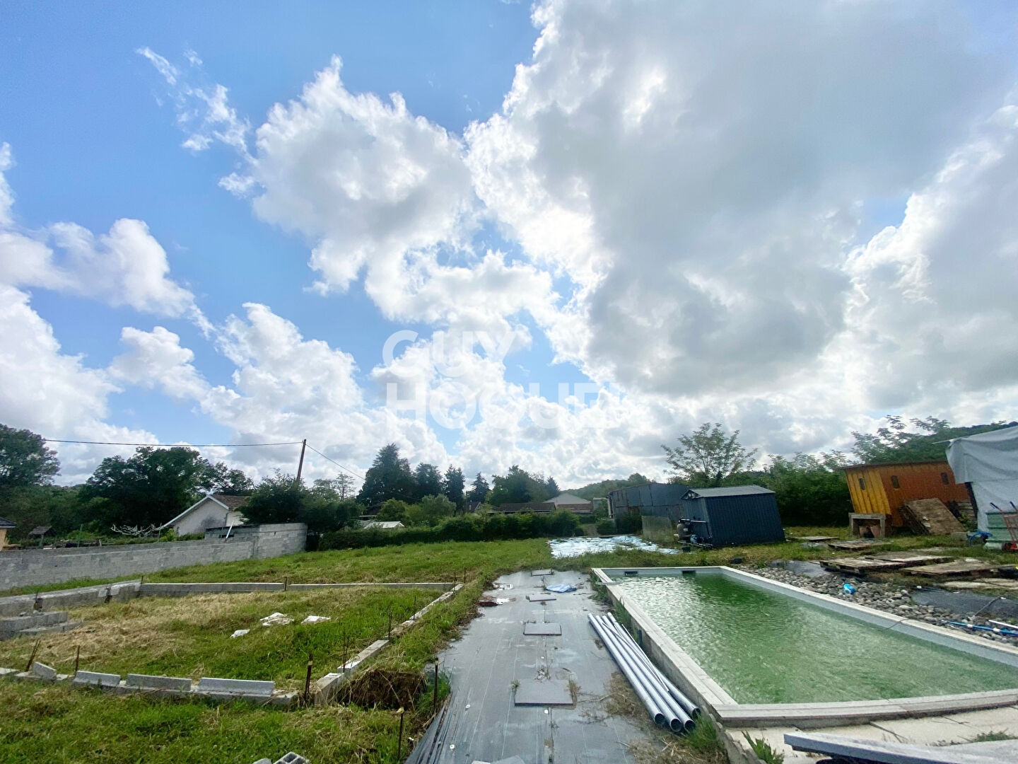 Terrain Berenx de 1657 m² avec projet construction