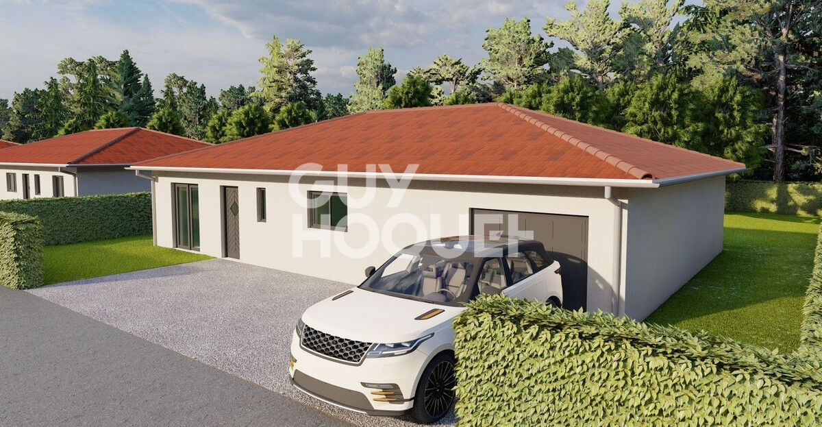 A VENDRE EN VEFA : Maison de plain-pied 109 m² avec garage et jardin