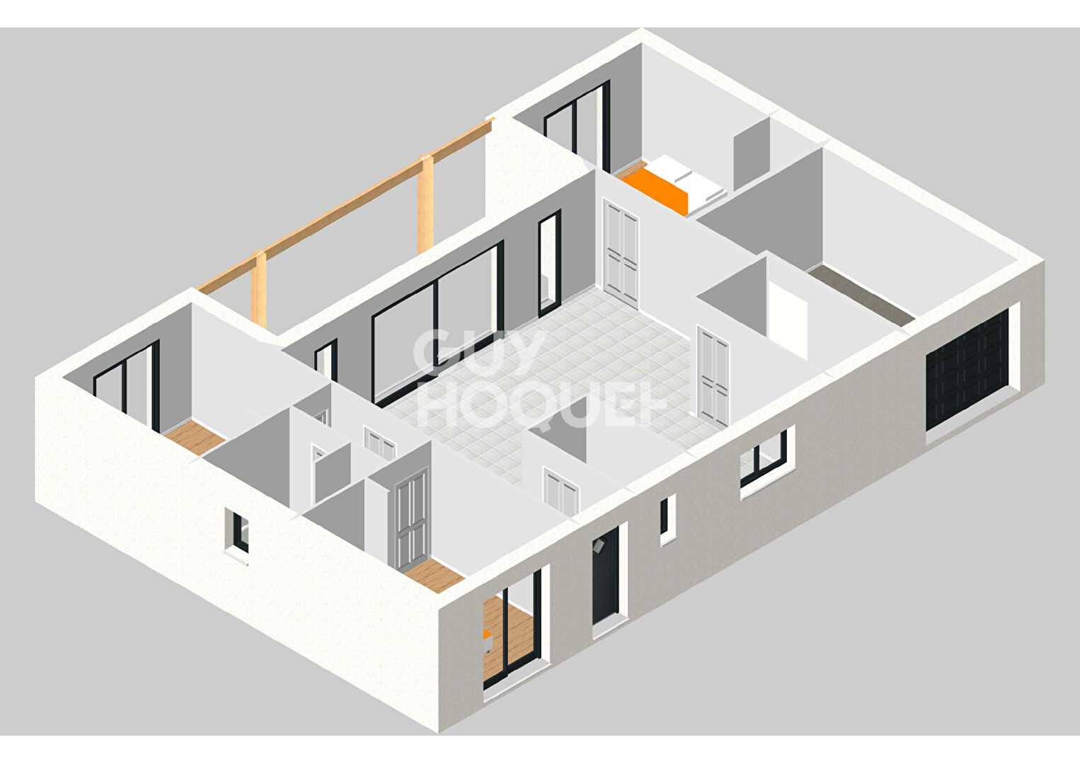 A VENDRE EN VEFA : Maison de plain-pied 109 m² avec garage et jardin