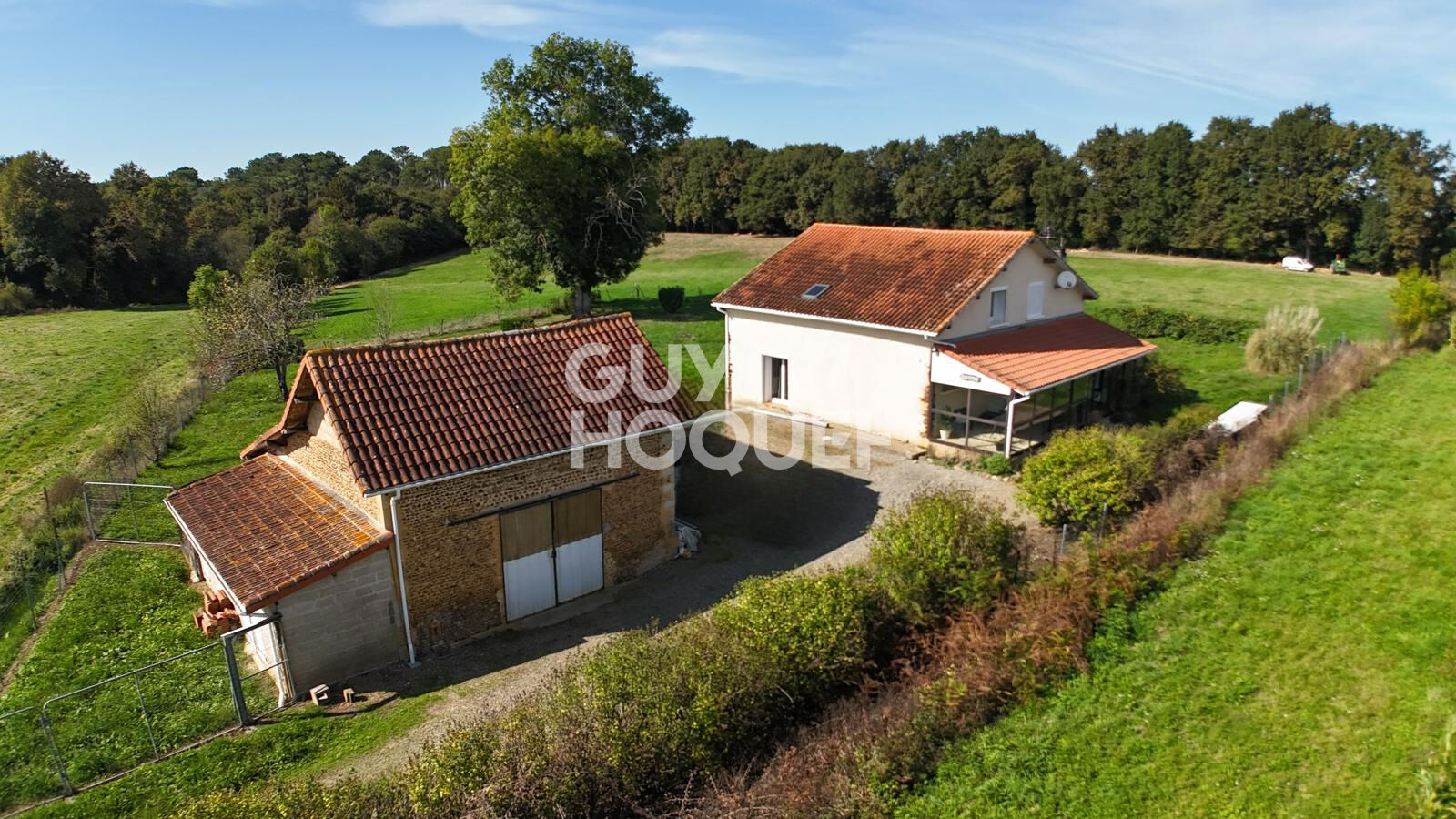 Maison à vendre à Hagetmau- Un havre de paix au coeur de la nature